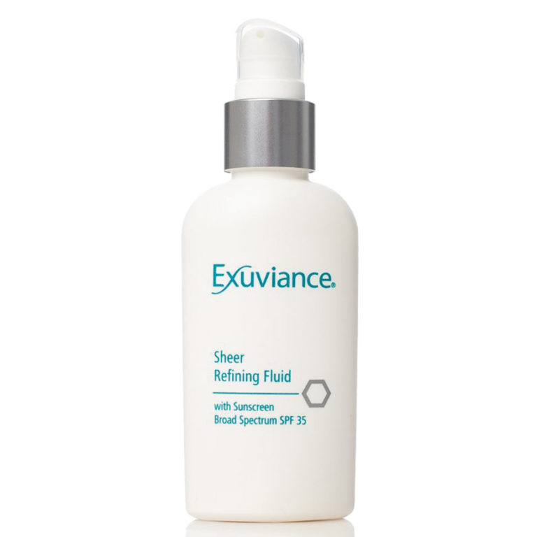 EXUVIANCE Sheer Refining Fluid SPF 35 | Available Online at SkinMiles