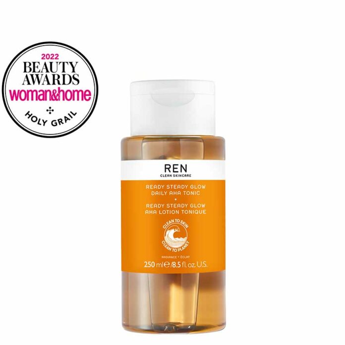 REN Ready Steady Glow Daily AHA Tonic | Available Online at SkinMiles