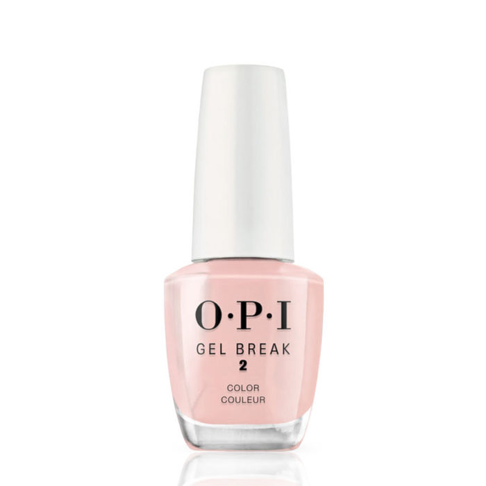 O.P.I Gelbreak Properly Pink Step 2 in the Gel Break nail treatment system. Ideal for fair skin tones, this sheer layer of color leaves nails naturally perfected. Size: 15 ml Color: Pink