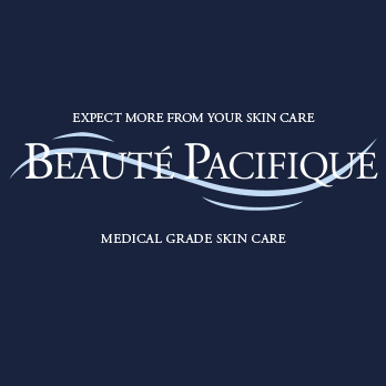 Beauté Pacifique logo brand page blue