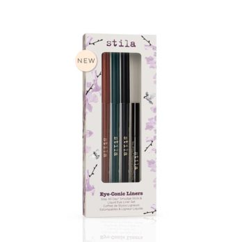 STILA-EYE-CONIC-LINERS-SMUDGE-STICK-TRIO-and-DELUXE-LIQUID-EYE-LINER-SET-STINGRAY-JADE-LIONFISH-INTENSE-BLACK-Labelled