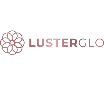 LusterGlo logo brand page