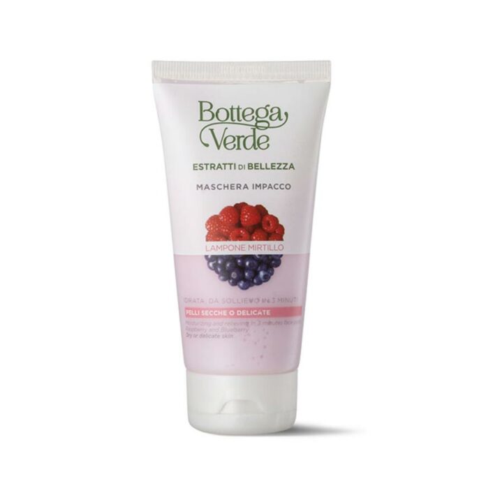 BOTTEGA VERDE Raspberry and Blueberry Face Mask Online at SkinMiles