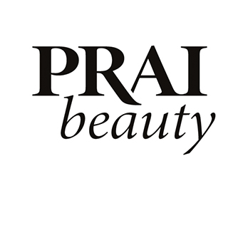 PRAI Beauty logo brand page
