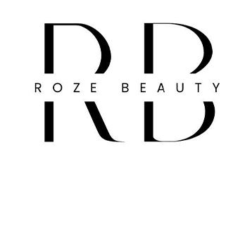 Roze Beauty logo brand page