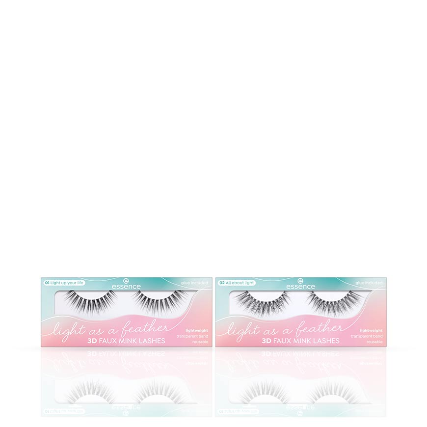 essence Light As A Feather Faux | At Mink 3D Lashes SkinMiles