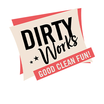 Dirty Works logo brand page