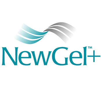 NewGel logo brand page