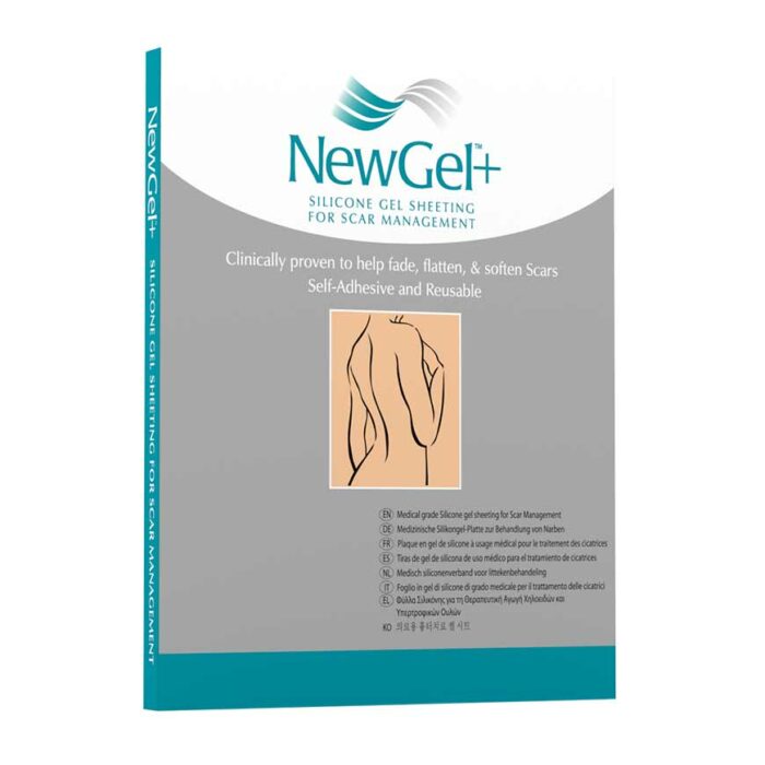 NewGel-E-Advanced-Clear-Silicone-C-Section-strips-for-Scars-2-pcs-pack-box