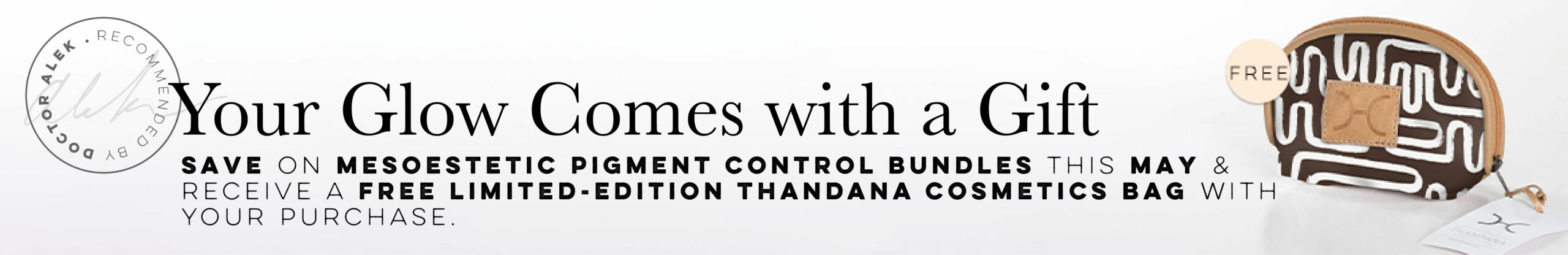 SkinMiles mesoestetic depigmenting May campaign banner