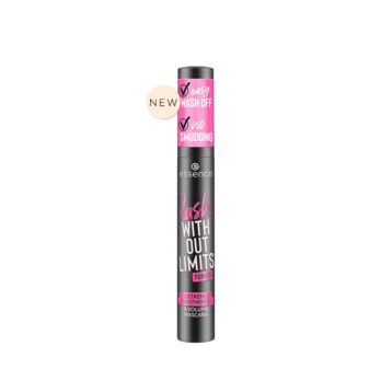 essence lash WITHOUT LIMITS TUBING Extreme Lengthening & Volume Mascara 01 Black 13ml NEW